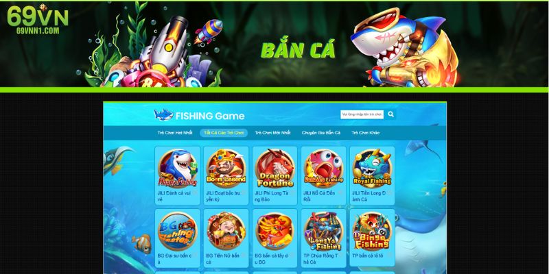 Sảnh game chất lượng tại bắn cá 69VN