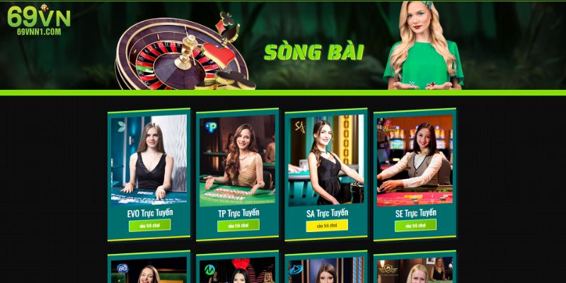 Sảnh game đặc biệt nhất tại Casino nhà cái 69VN 