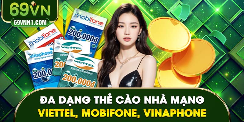 Nhập mã thẻ cào để nạp tiền